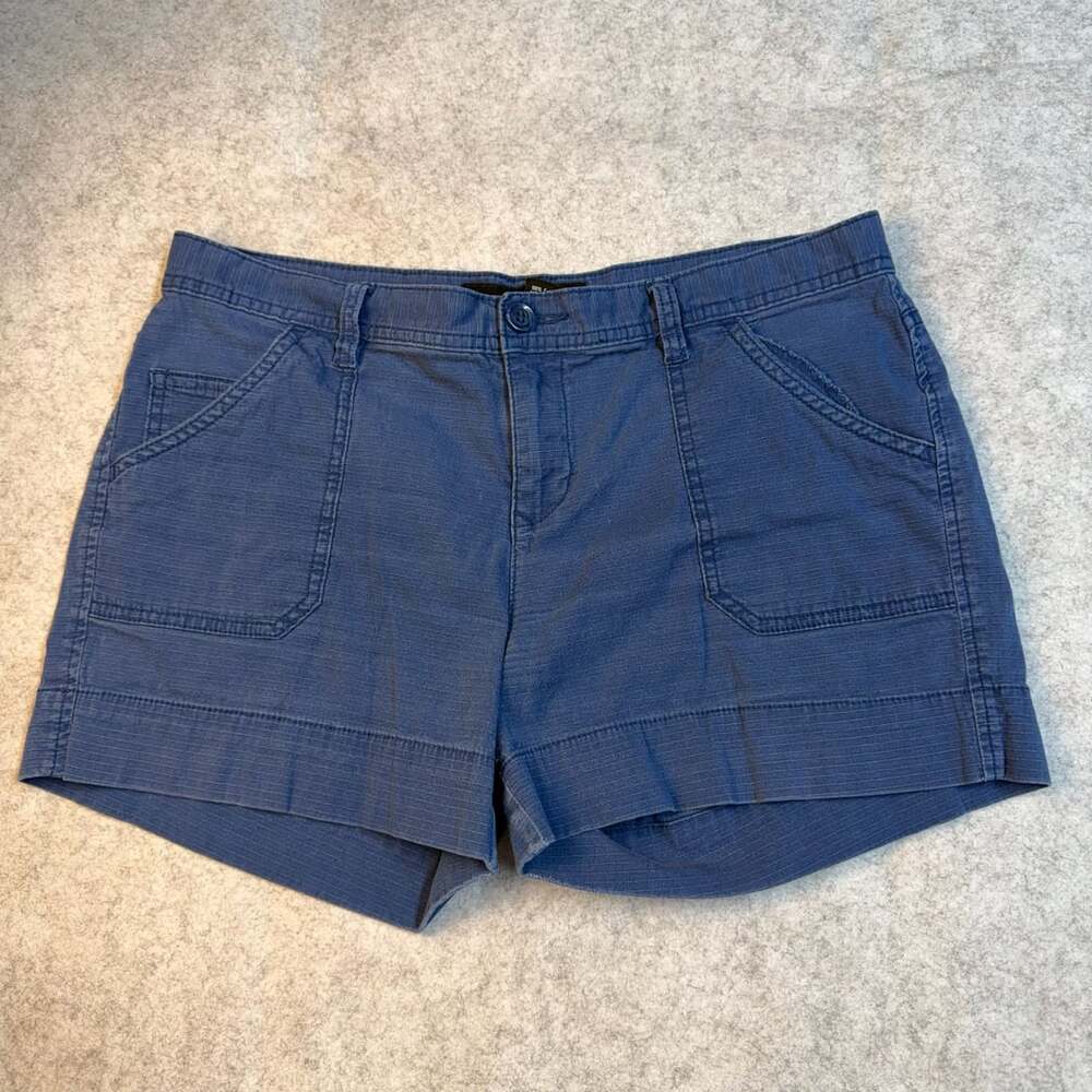 Calvin Klein Jeans Utility Shorts Blue Ripstop Cotton Pockets